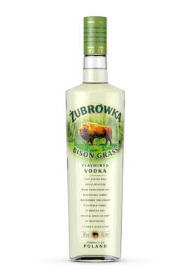 Neues Flaschendesign für Żubrówka Bison Grass Vodka