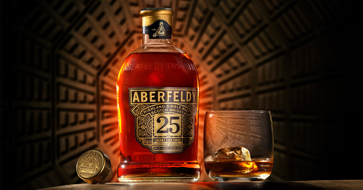 Mit neuem Look: Aberfeldy 25 Jahre rückt in Core Range auf