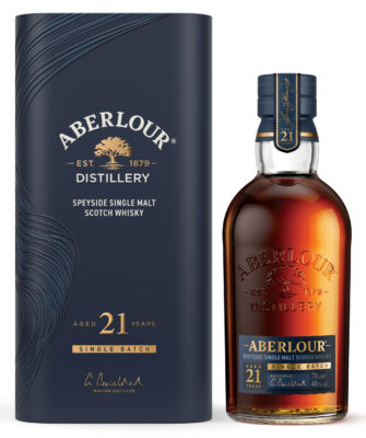 Aberlour 21 Jahre eine Flasche Aberlour 21 Jahre nebst Geschenkverpackung