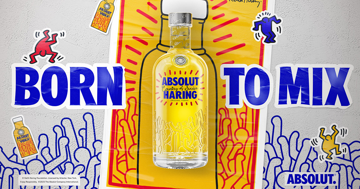 Artist Edition: Absolut Vodka bringt Keith Haring zurück