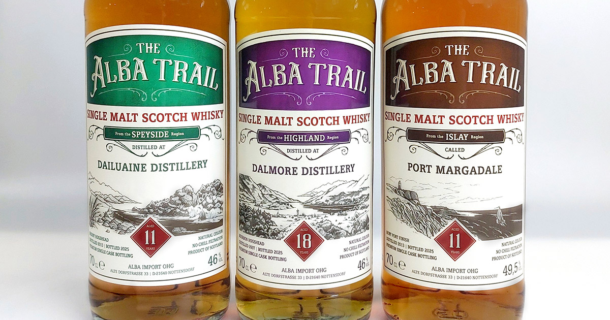 The Alba Trail 9.0: Alba Import bringt drei neue Single Cask Bottlings