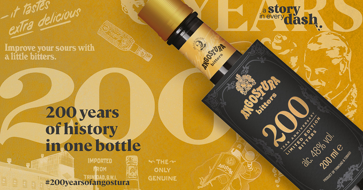 Gastro: Angostura 200 Year Anniversary Limited Edition Bitters vor Marktstart