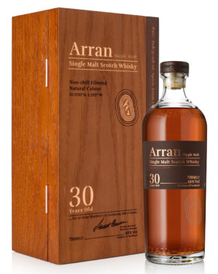 eine Flasche Arran 30 Jahre