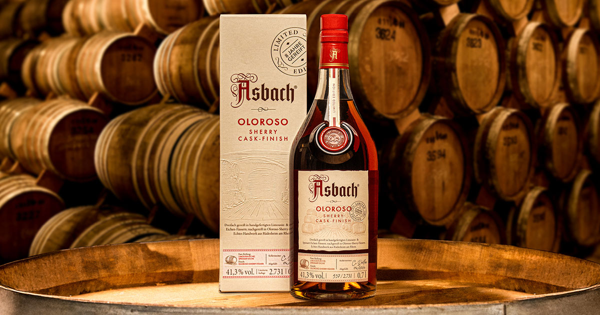 Auftakt aus Sherry Casks: Asbach will mit Limited Edition Serie durchstarten Auftakt aus Sherry Casks: Asbach will mit Limited Edition Serie durchstarten