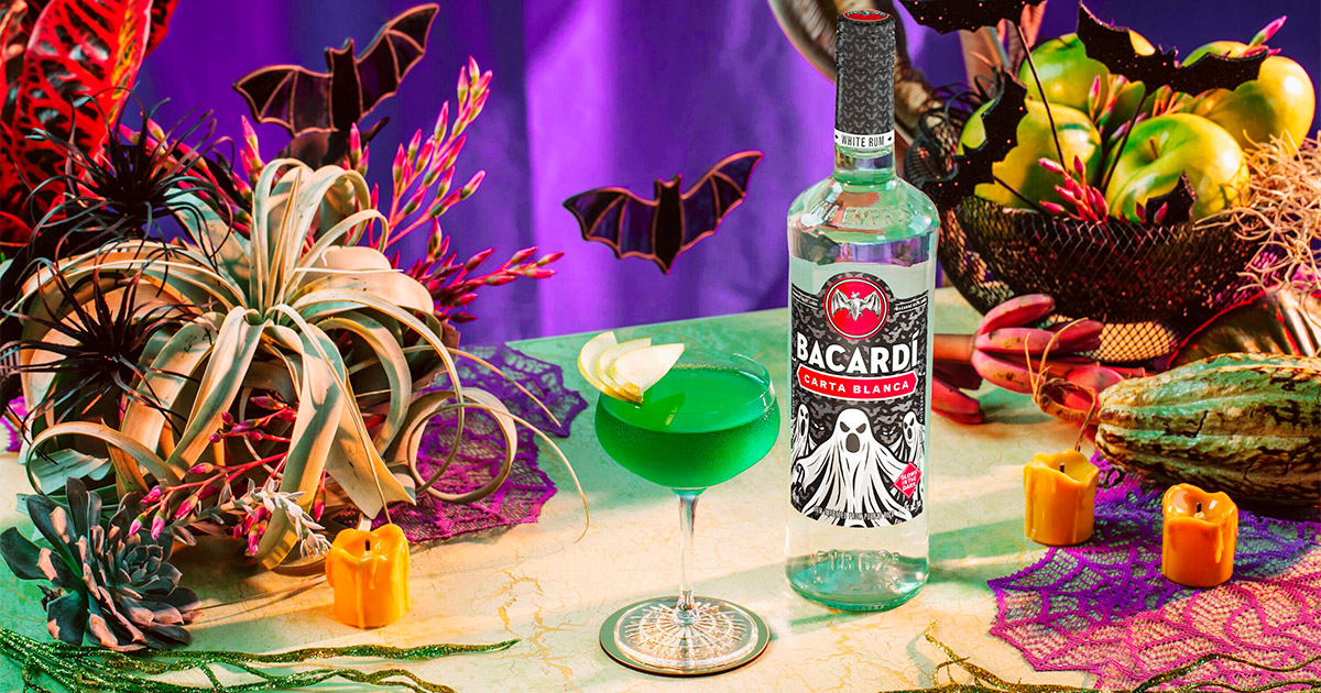 Leuchtend: Bacardí kündigt neue Halloween Edition für Bacardí Carta Blanca an