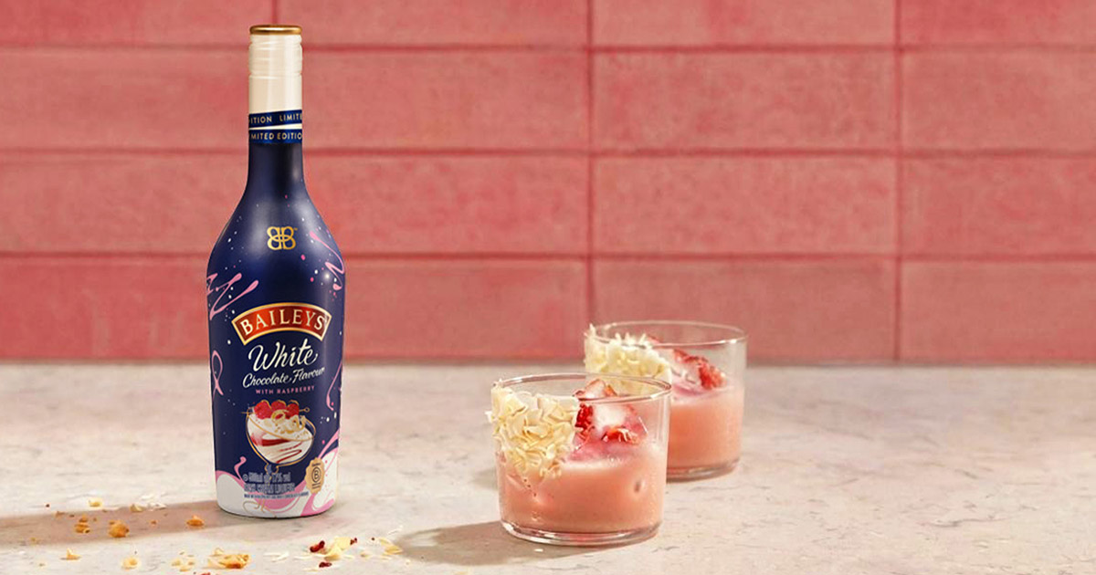 Limitiert: Baileys White Chocolate Flavour with Raspberry vor Launch Limitiert: Baileys White Chocolate Flavour with Raspberry vor Launch