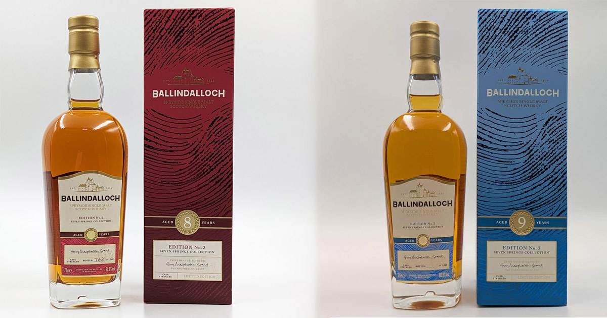 Seven Springs Collection: Ballindalloch Distillery mit zwei neuen Limited Editions Seven Springs Collection: Ballindalloch Distillery mit zwei neuen Limited Editions