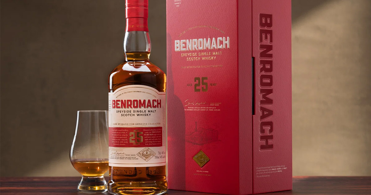 Neues Flaggschiff: Benromach Distillery nimmt 25-Jährigen in Core Range