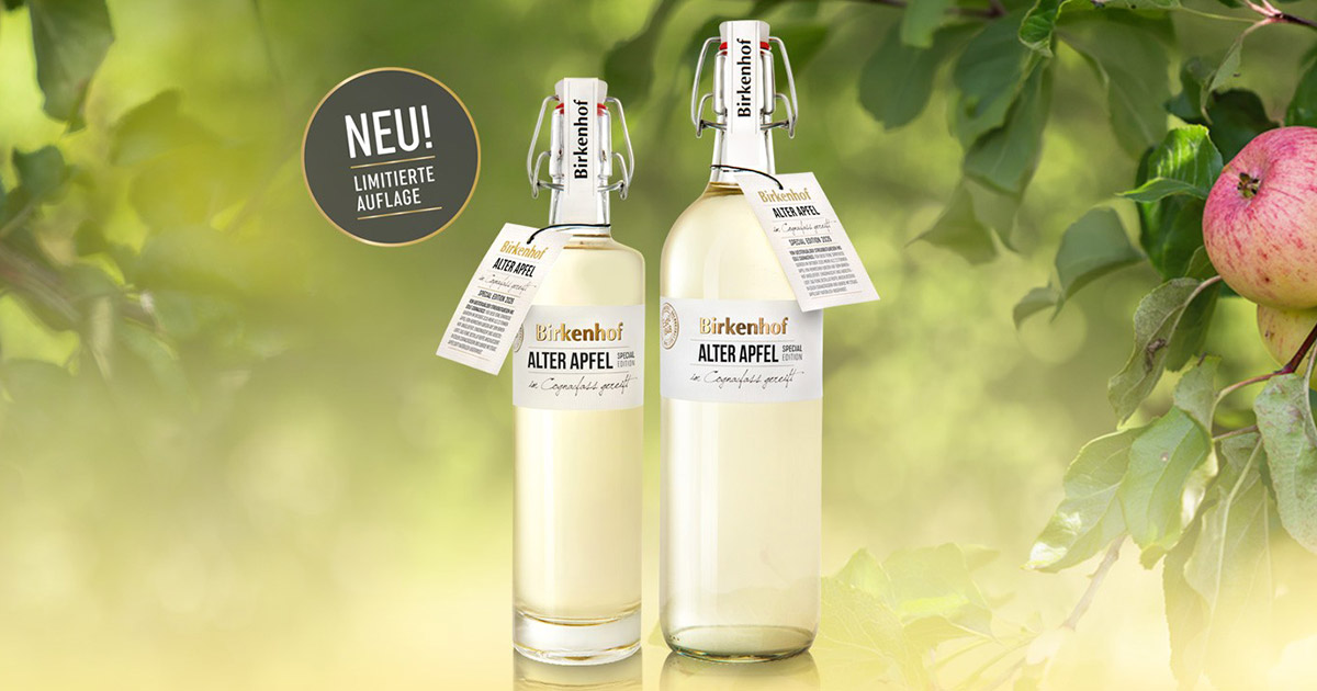 Limitiert: Birkenhof Brennerei launcht Alten Apfel in Special Edition Limitiert: Birkenhof Brennerei launcht Alten Apfel in Special Edition