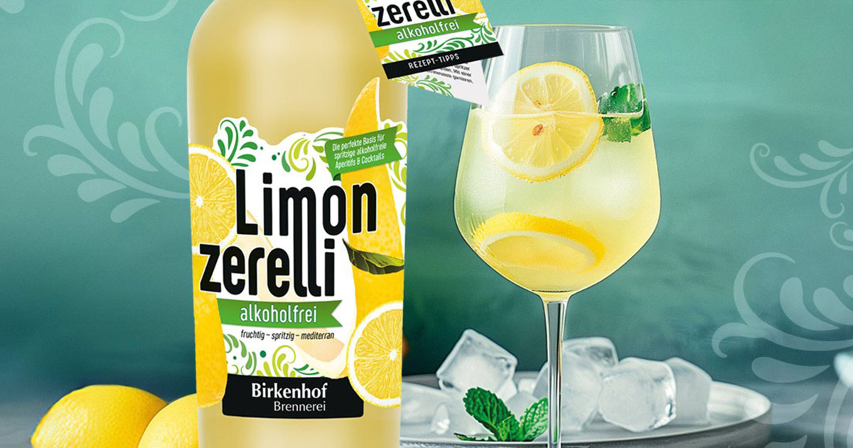 Limonzerelli: Birkenhof Brennerei lanciert alkoholfreie Limoncello-Alternative