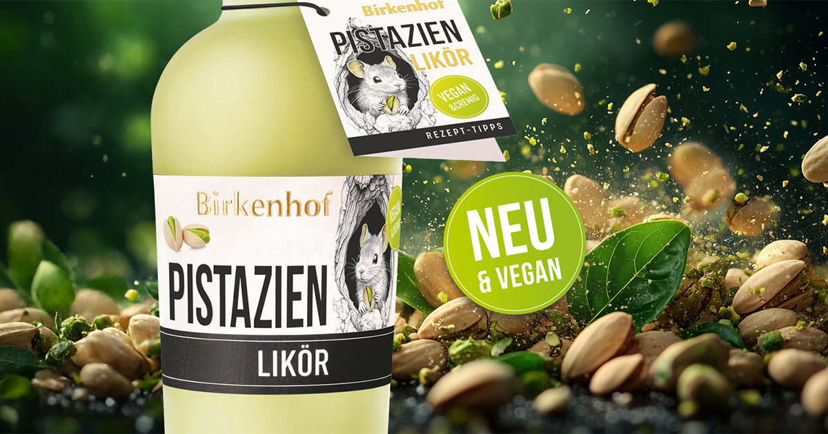 Cremig und vegan: Birkenhof Brennerei stellt Pistazien Likör vor Cremig und vegan: Birkenhof Brennerei stellt Pistazien Likör vor