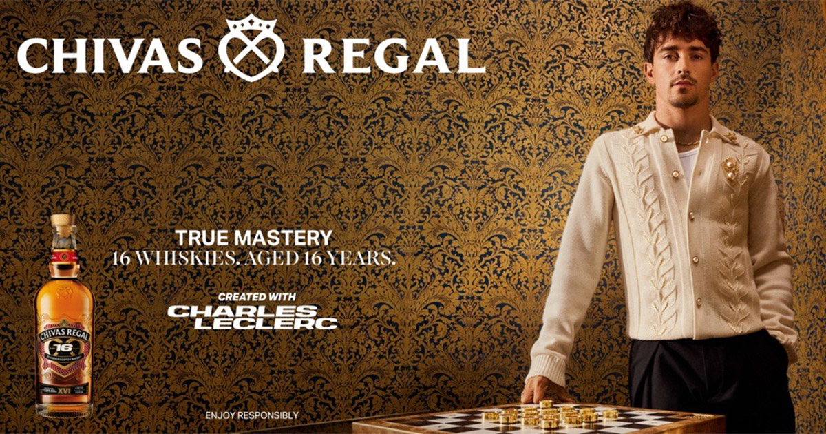 „16“: Chivas Regal und Charles Leclerc launchen Limited Edition