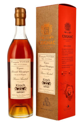 Cognac François Voyer Grande Champagne Réserve Ancestral for Kirsch Import eine Flasche Cognac François Voyer Grande Champagne Réserve Ancestral for Kirsch Import nebst Geschenkverpackung