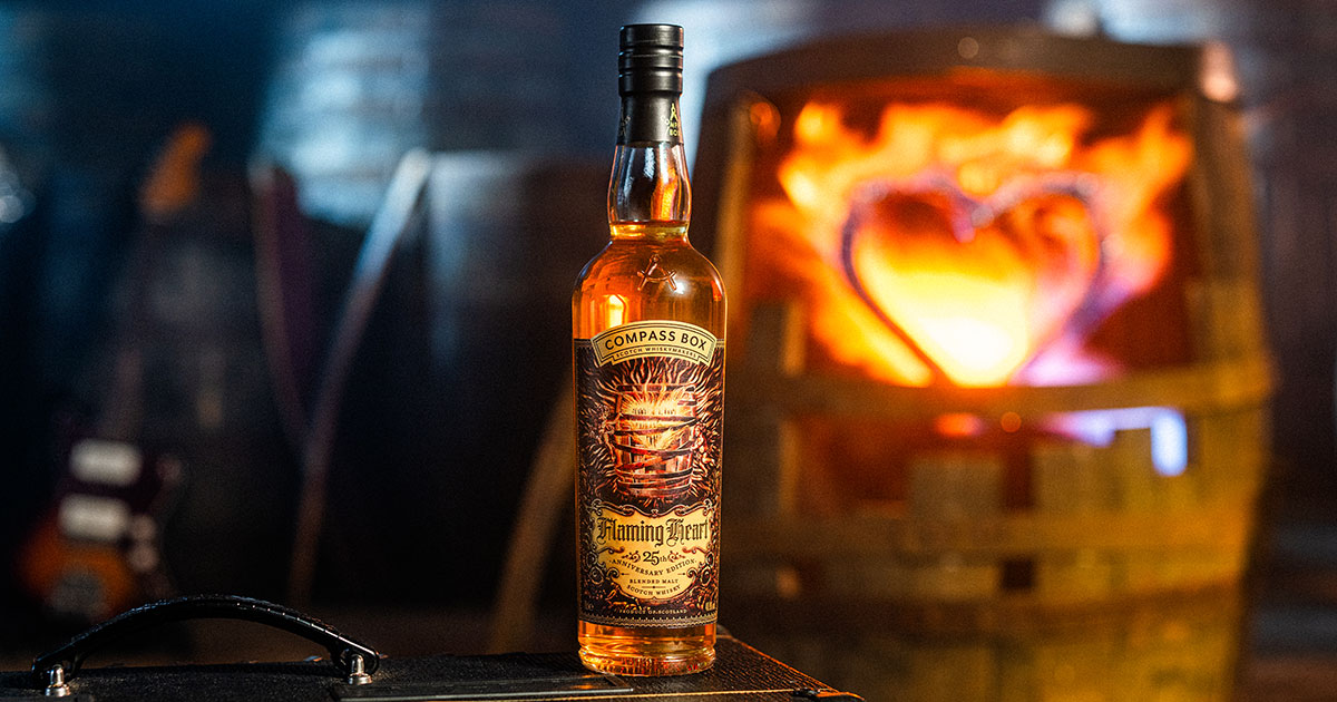 25th Anniversary: Compass Box zelebriert Geburtstag von „Flaming Heart“