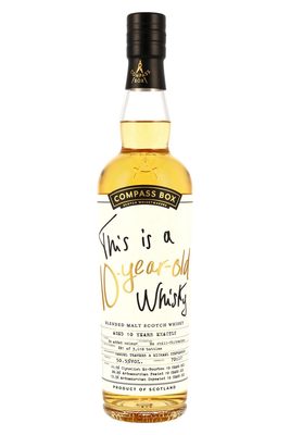 Compass Box This is a 10-Year-Old Whisky eine Flasche Compass Box This is a 10-Year-Old Whisky