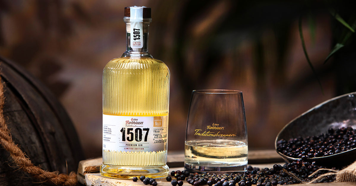 „1507“-Serie: Echter Nordhäuser launcht fassgereiften Gin