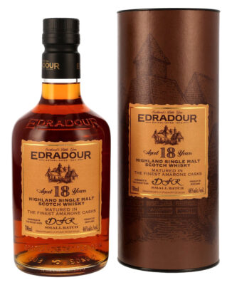 Edradour 18 Jahre DFR Amarone Casks eine Flasche Edradour 18 Jahre DFR Amarone Casks samt Geschenkhülle