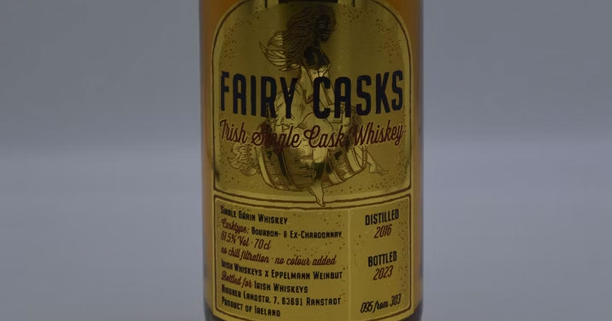 Single Grain: Irish Whiskeys veröffentlicht Fairy Casks 7 Chardonnay Cask Finish