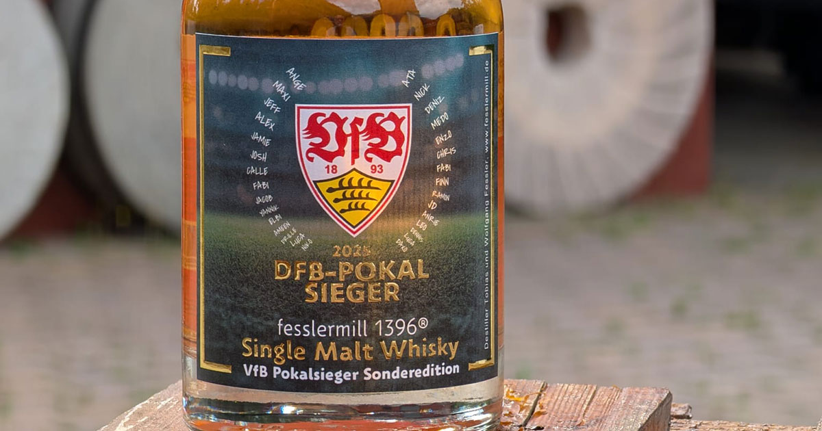 1893 Exemplare: fesslermill 1396 kreiert Mettermalt VfB Stuttgart DFB-Pokalsieger