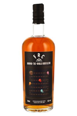eine Flasche FRC Around-the-World Rum Blend