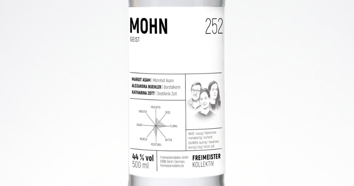 Mohn 252: Freimeisterkollektiv nimmt Mohngeist in Sortiment Mohn 252: Freimeisterkollektiv nimmt Mohngeist in Sortiment