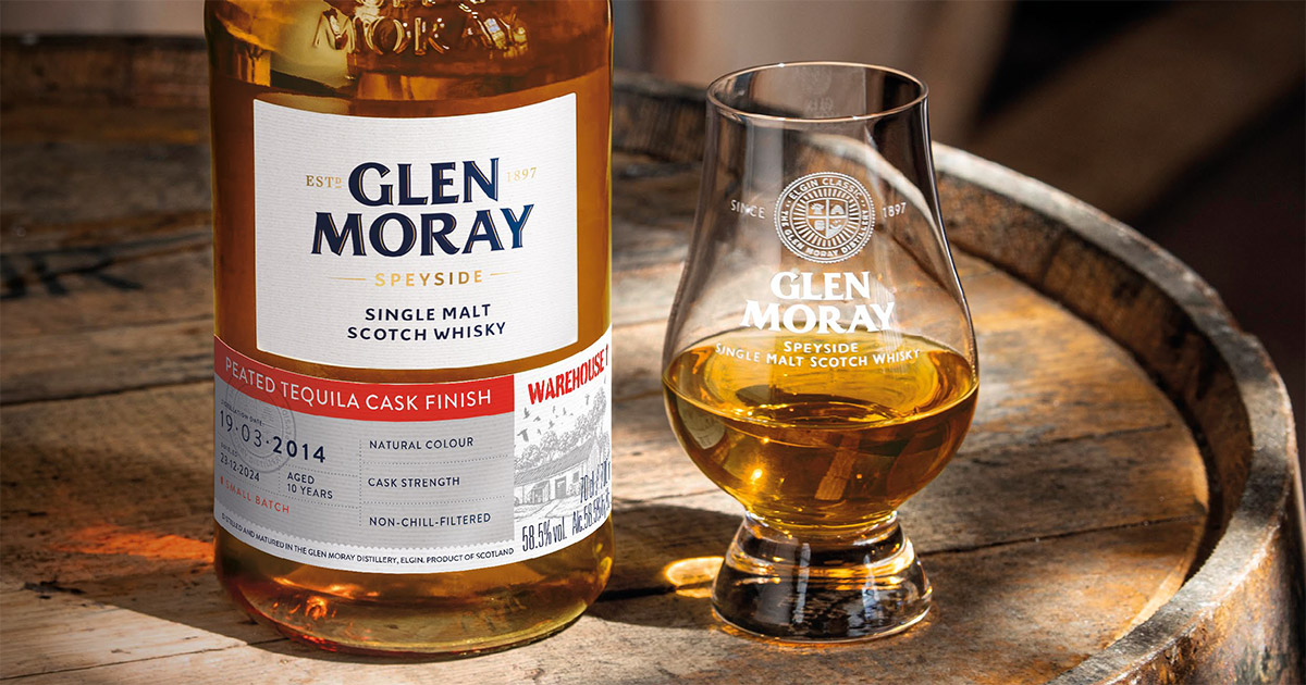 Tequila Cask Finish: Glen Moray Distillery setzt Warehouse 1 Series fort