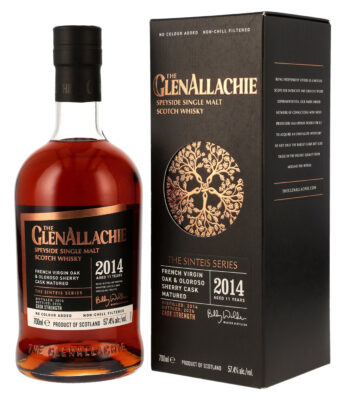 The GlenAllachie Sinteis Part III eine Flasche The GlenAllachie Sinteis Part III nebst Geschenkhülle