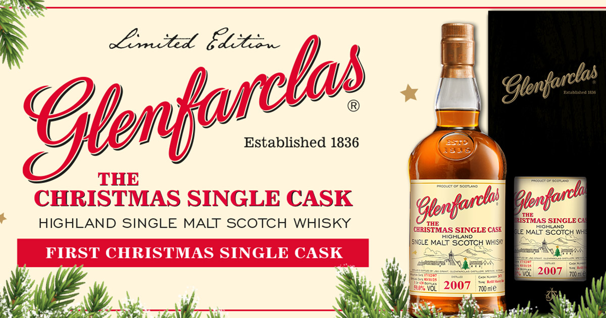 Vintage 2007: Glenfarclas lanciert exklusives The Christmas Single Cask