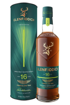 eine Flasche Glenfiddich 16 Jahre Aston Martin F1 Limited Edition Release No. 2 nebst Geschenkverpackung