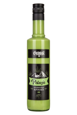 Grassl Bayerisch Cream Alpenlikör Pistazie eine Flasche Grassl Bayerisch Cream Alpenlikör Pistazie