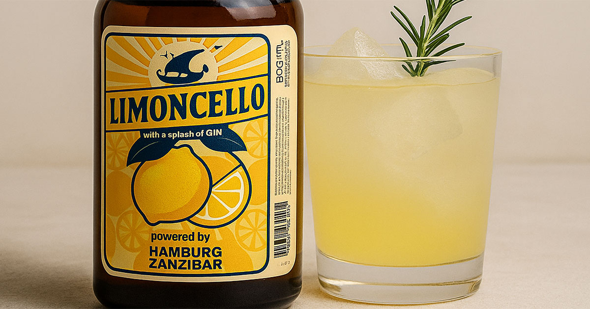 Sommerlich: Hamburg-Zanzibar lanciert Limoncello mit Gin Sommerlich: Hamburg-Zanzibar lanciert Limoncello mit Gin