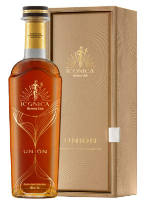 Havana Club Iconica Unión eine Flasche Havana Club Iconica Unión nebst Geschenkhülle