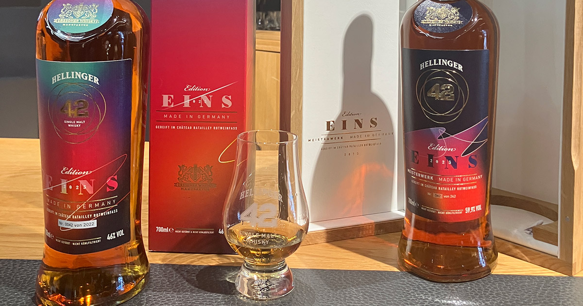 Eigener Whisky: Dresdner Whisky Manufaktur enthüllt Hellinger 42 Edition Eins