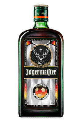 eine Flasche Jägermeister „United in the Game“ Germany 2026 Edition