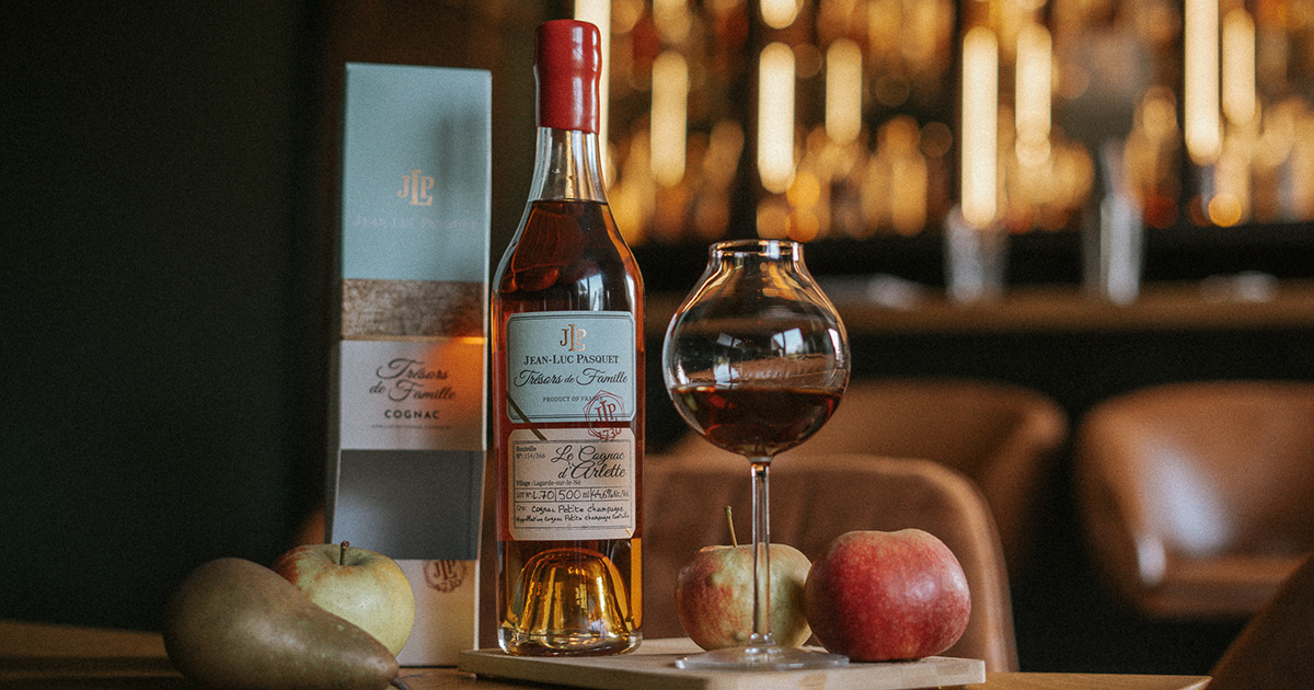 Arlette Pinaud: Cognac Jean-Luc Pasquet bringt Le Cognac d’Arlette L.70