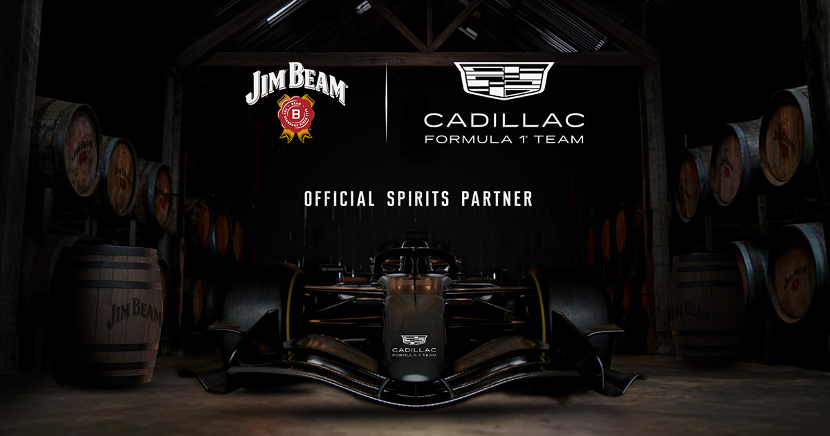 Zwei Originale: Jim Beam und Cadillac Formula 1 Team verkünden Partnerschaft