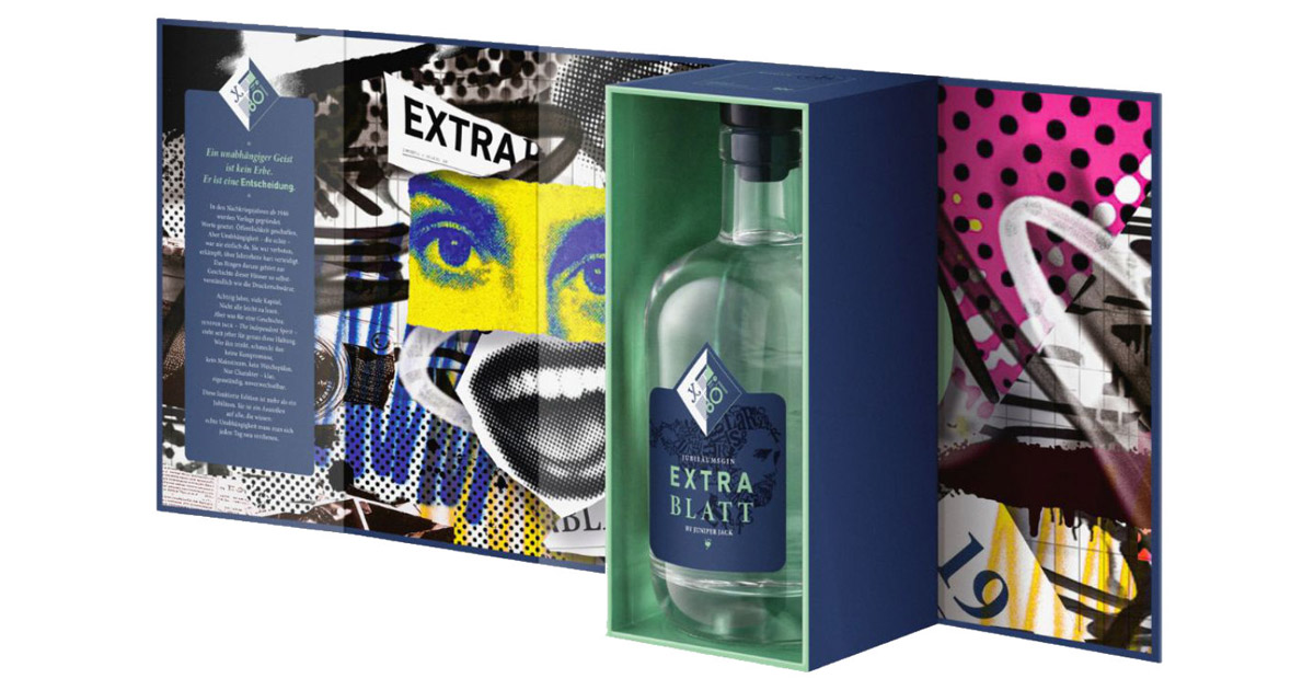 DDV Mediengruppe: Juniper Jack präsentiert Jubiläumsgin Extra Blatt