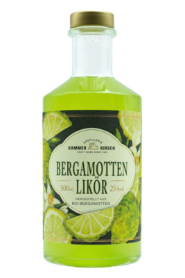 eine Flasche Kammer-Kirsch Bergamotten Likör
