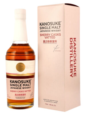 Kanosuke Sherry Casks Vatted eine Flasche Kanosuke Sherry Casks Vatted nebst Geschenkverpackung
