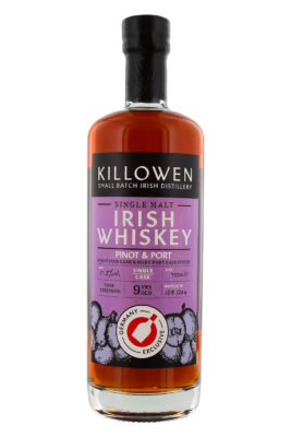 eine Flasche Killowen Single Malt Pinot & Port 9 Jahre
