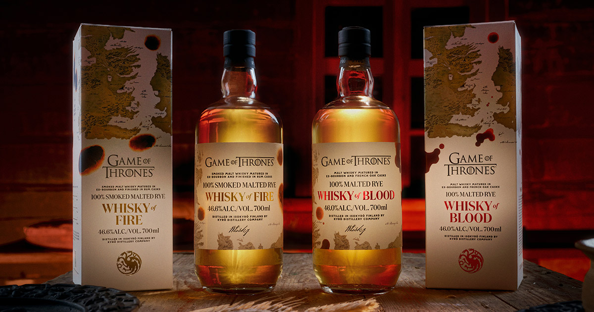 Game of Thrones: Kyrö Distillery Company kündigt „Whiskies of Fire and Blood“ an Game of Thrones: Kyrö Distillery Company kündigt „Whiskies of Fire and Blood“ an