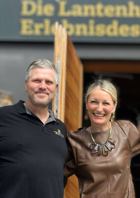 Brennmeister Tobias Maier und Monika Gruber Brennmeister Tobias Maier und Monika Gruber