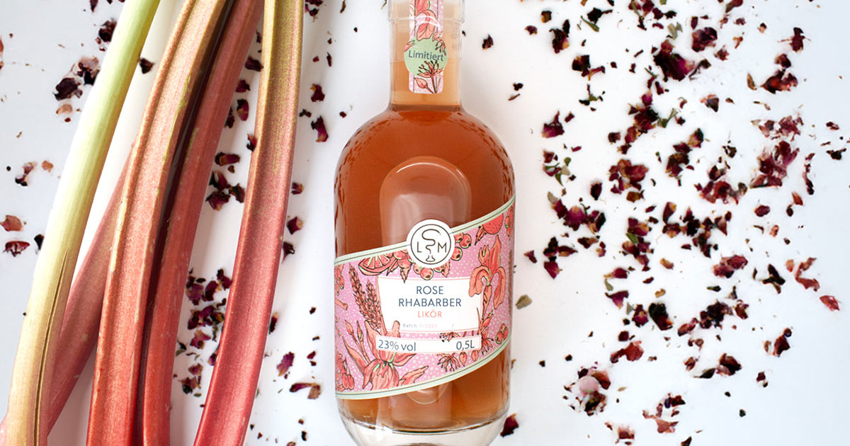 Fruchtig: Leipziger Spirituosen Manufaktur stellt Rose-Rhabarber Likör vor Fruchtig: Leipziger Spirituosen Manufaktur stellt Rose-Rhabarber Likör vor