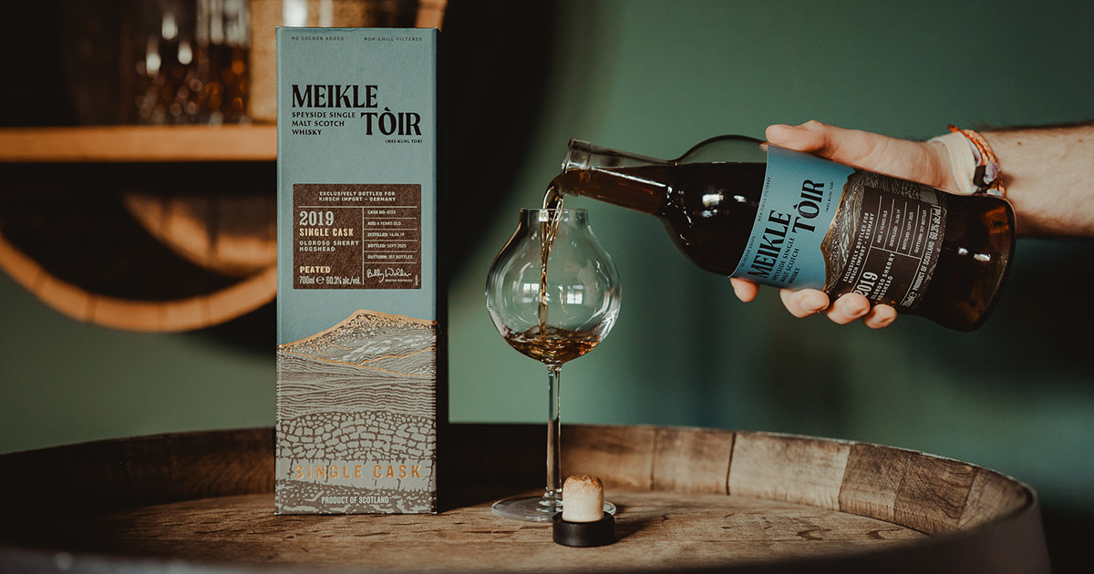 Single Cask: Kirsch Import ergattert Meikle Tòir 2019/2025