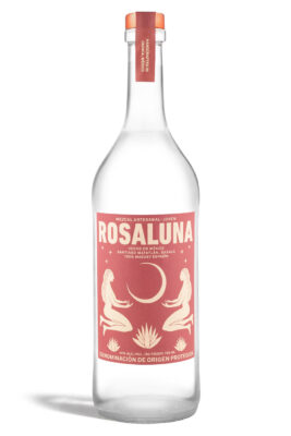 Mezcal Rosaluna eine Flasche Mezcal Rosaluna