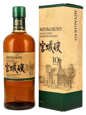 eine Flasche Nikka Miyagikyo 10 Jahre nebst Geschenkverpackung