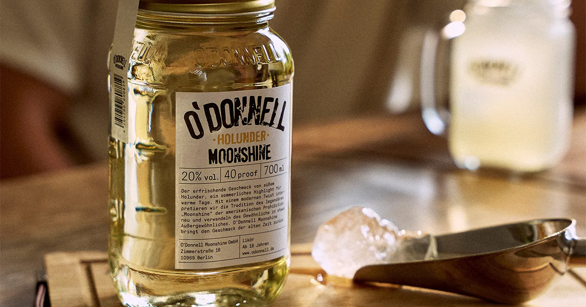 Newcomer: O’Donnell Moonshine stellt Sorte „Holunder“ vor Newcomer: O’Donnell Moonshine stellt Sorte „Holunder“ vor
