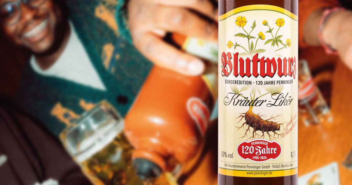 120. Jubiläum: Penninger zelebriert mit Blutwurz im Retro-Look