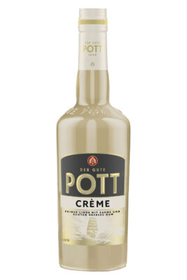 eine Flasche Pott Crème