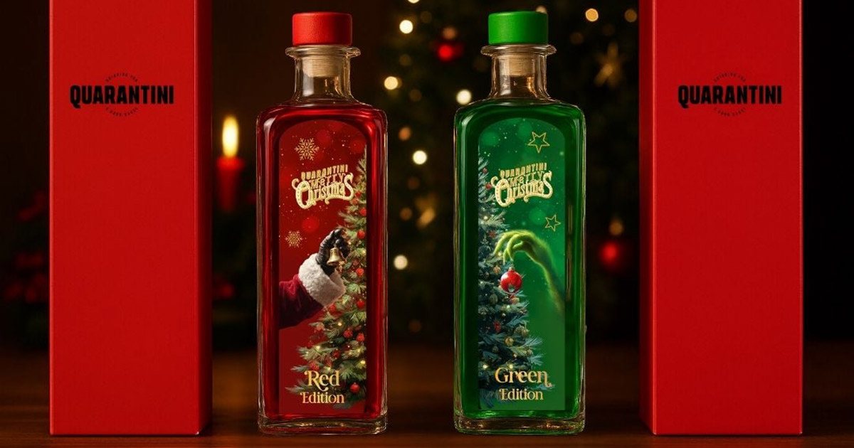 In Rot und Grün: Social Distillery lanciert Quarantini Christmas Editions In Rot und Grün: Social Distillery lanciert Quarantini Christmas Editions